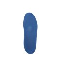 Rohling Kopieeinlage langsohlig mit 4mm EVA blau gelocht